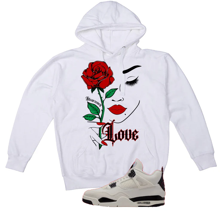 Air Jordan 4 Flight Club Matching T-Shirt, Sweatshirts & Hoodies White T-Shirt (Love)| illcurrency - Image 3