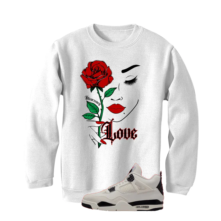 Air Jordan 4 Flight Club Matching T-Shirt, Sweatshirts & Hoodies White T-Shirt (Love)| illcurrency - Image 4