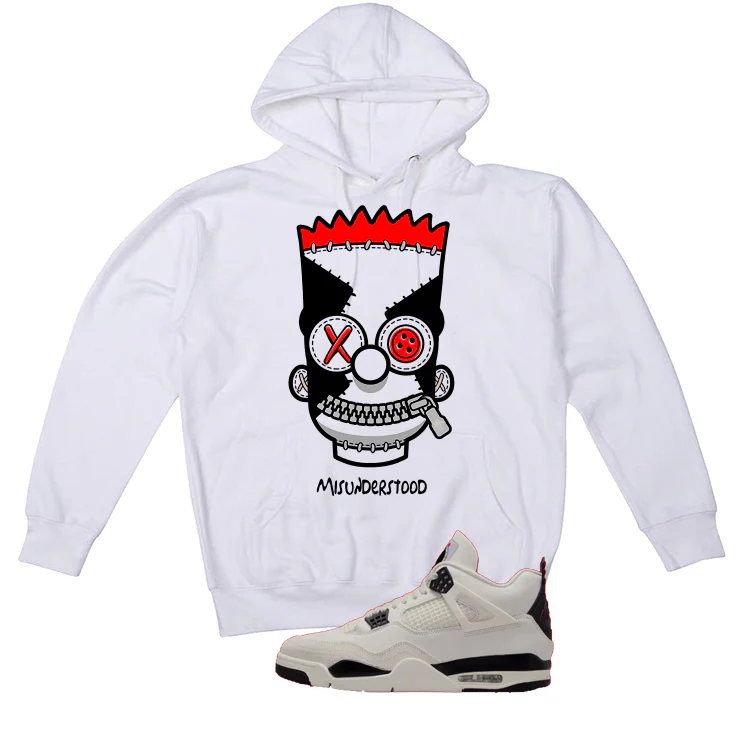 Air Jordan 4 Flight Club Matching T-Shirt, Sweatshirts & Hoodies White T-Shirt (Misunderstood)| illcurrency - Image 3