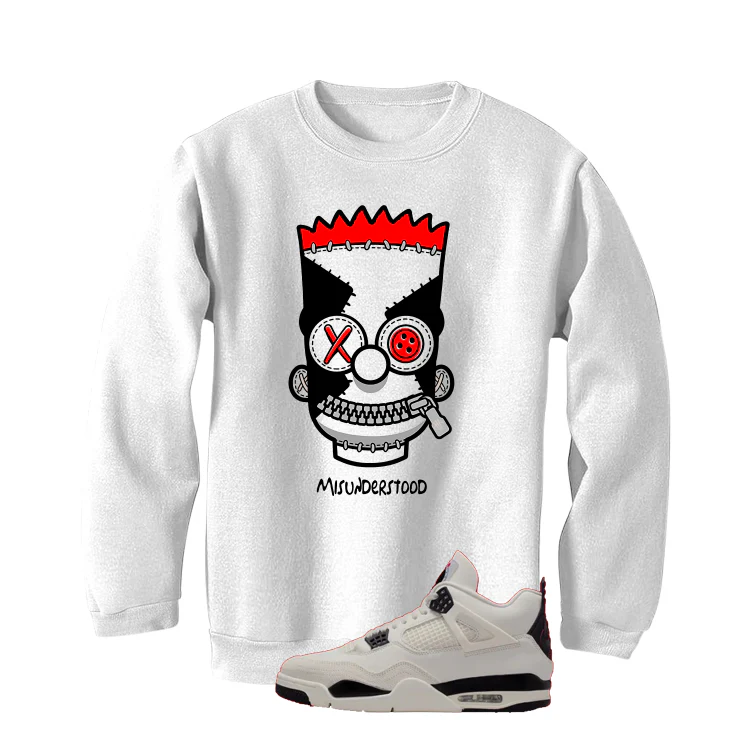 Air Jordan 4 Flight Club Matching T-Shirt, Sweatshirts & Hoodies White T-Shirt (Misunderstood)| illcurrency - Image 4