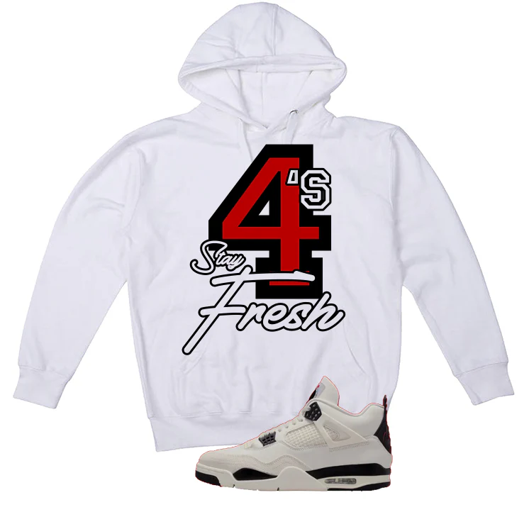 Air Jordan 4 Flight Club Matching T-Shirt, Sweatshirts & Hoodies White T-Shirt (Stay Fresh)| illcurrency - Image 3