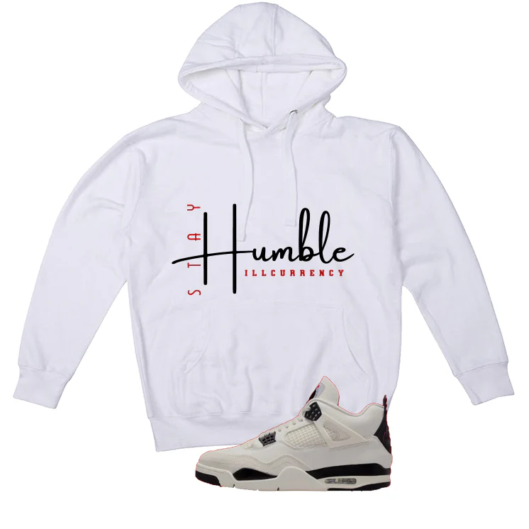Air Jordan 4 Flight Club Matching T-Shirt, Sweatshirts & Hoodies White T-Shirt (Stay Humble)| illcurrency - Image 3
