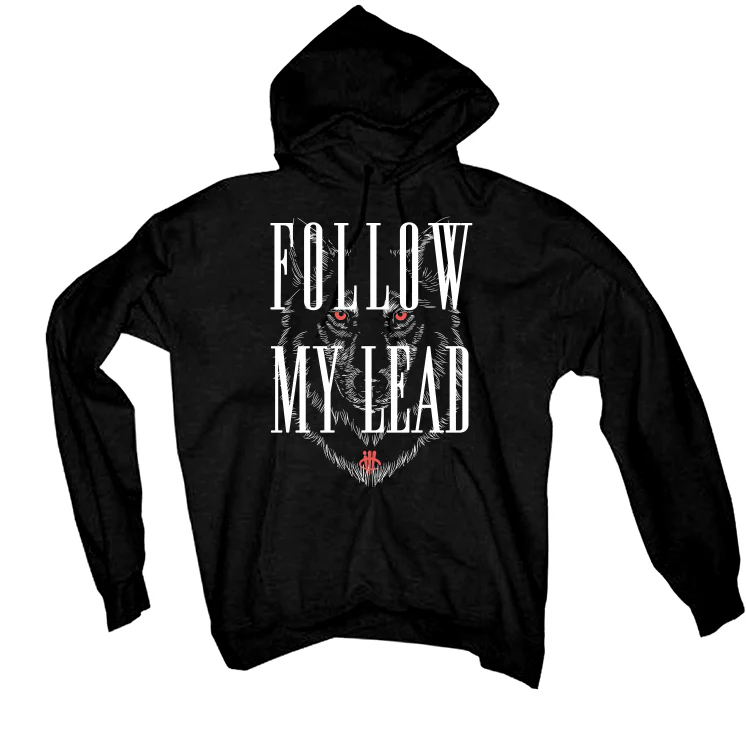 Air Jordan 4 “Infrared” Black T-Shirt (Follow My Lead) - Image 3