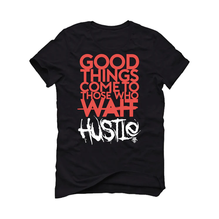 Air Jordan 4 “Infrared” Black T-Shirt (Good Things) - Image 2