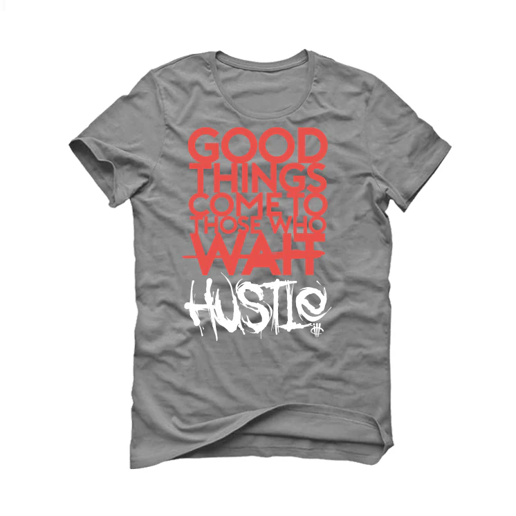 Air Jordan 4 “Infrared” Grey T-Shirt (Good Things) - Image 2