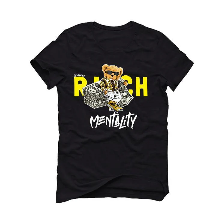 Air Jordan 4 “Lightning”2021 Black T-Shirt (Rich Mentality) - Image 2