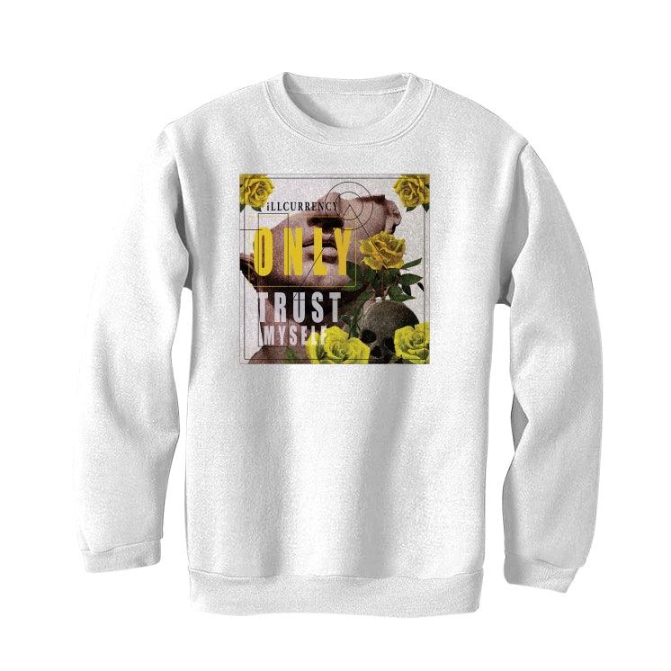 Air Jordan 4 “Lightning”2021 White T-Shirt (ONLY TRUST MYSELF) - Image 4