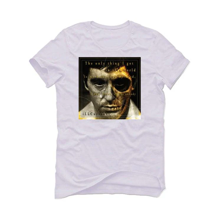 Air Jordan 4 “Lightning”2021 White T-Shirt (THE ONLY THING I GOT) - Image 2