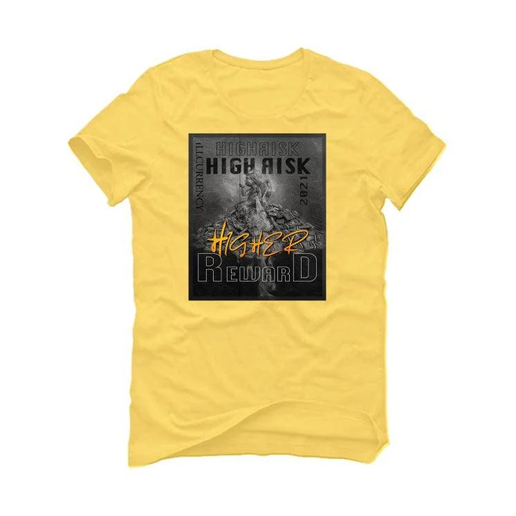 Air Jordan 4 “Lightning”2021 Yellow T-Shirt (HIGHER REWARD) - Image 2