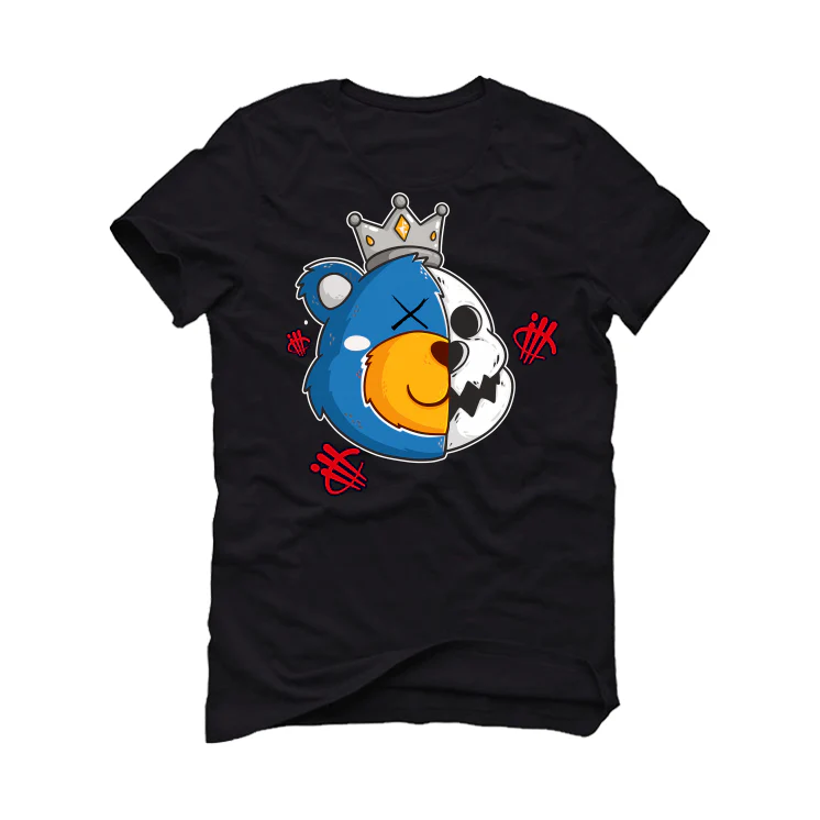 Air Jordan 4 "Messy Room" Black T-Shirt (HALF KING BEAR) - Image 2