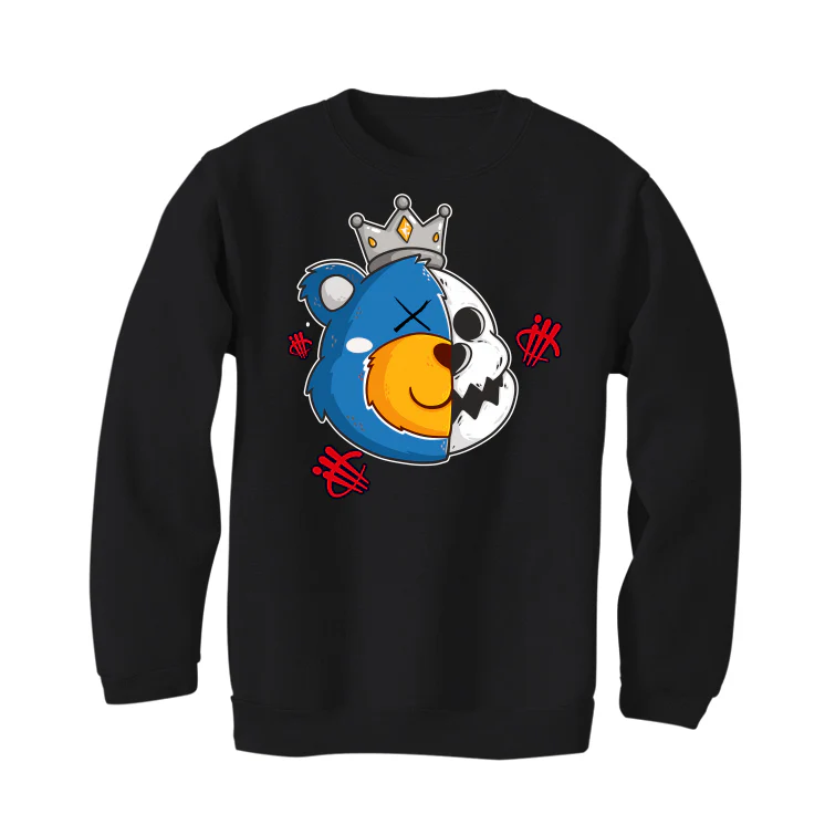 Air Jordan 4 "Messy Room" Black T-Shirt (HALF KING BEAR) - Image 4