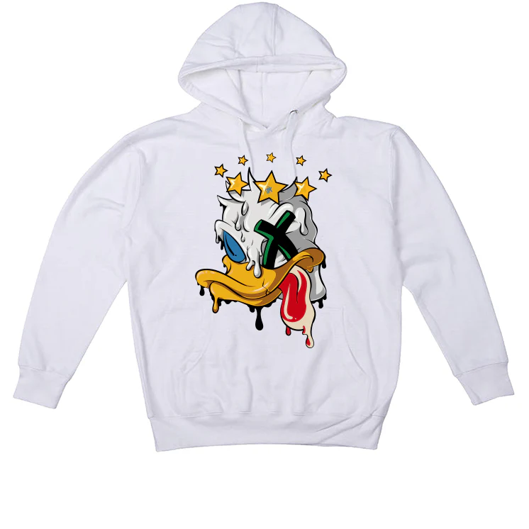 Air Jordan 4 "Messy Room" White T-Shirt (Ducked) - Image 3