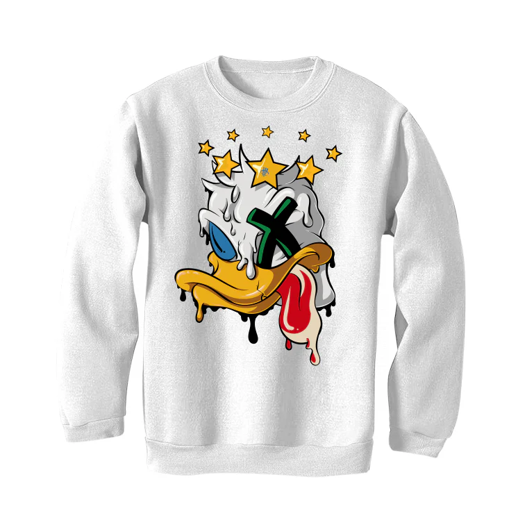 Air Jordan 4 "Messy Room" White T-Shirt (Ducked) - Image 4