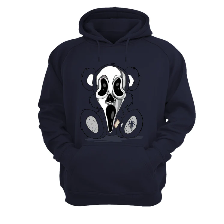 Air Jordan 4 “Midnight Navy” Navy Blue T-Shirt (Scream Teddy) - Image 2