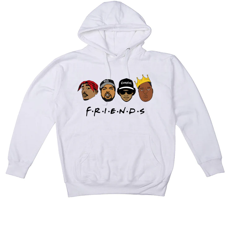 Air Jordan 4 “Military Black” | illcurrency White T-Shirt (90S FRIENDS) - Image 3