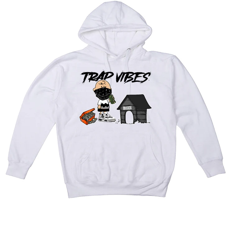 Air Jordan 4 “Military Black” | illcurrency White T-Shirt (Trap Vibes) - Image 3