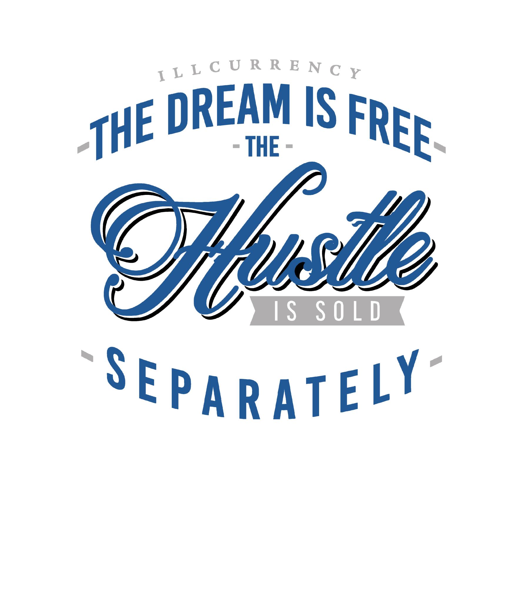 Air Jordan 4 “Military Blue” | illcurrency White T-Shirt (The dream is free)