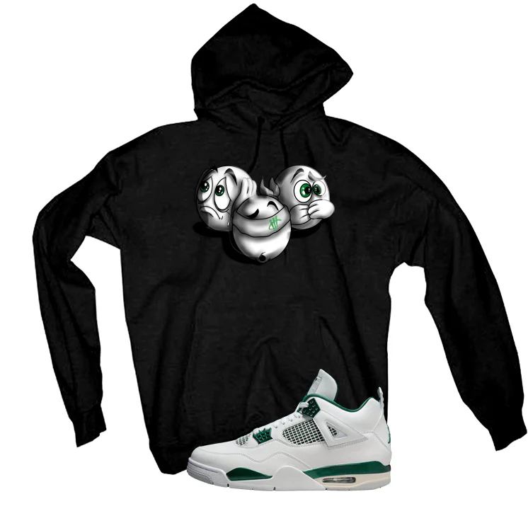 Air Jordan 4 Oxidized Green Black T-Shirt (SEE NO EVIL)| illcurrency - Image 3