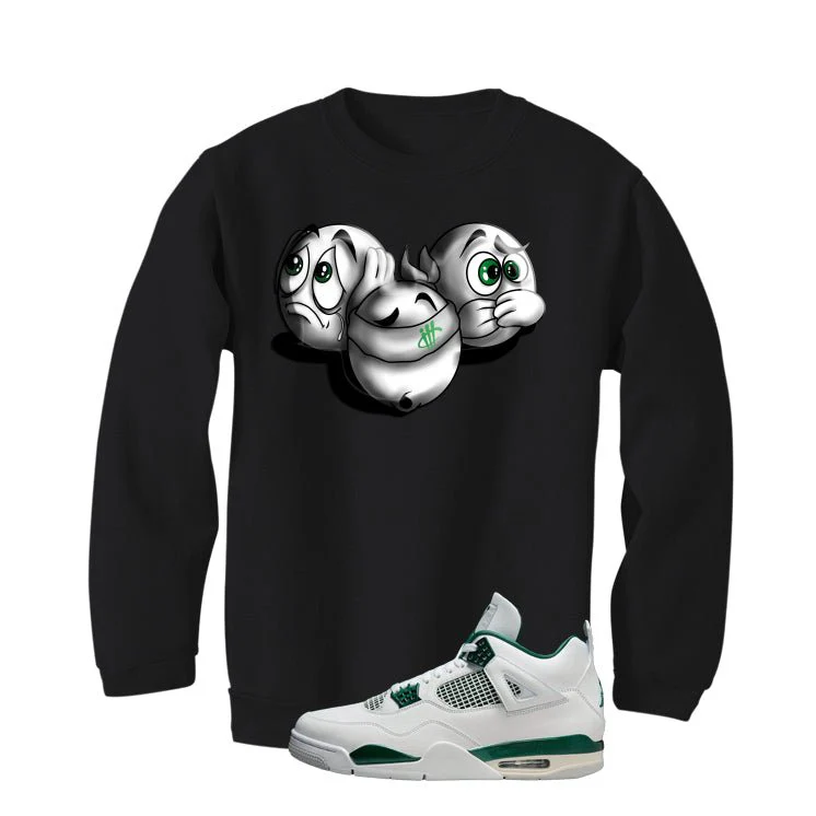 Air Jordan 4 Oxidized Green Black T-Shirt (SEE NO EVIL)| illcurrency - Image 4