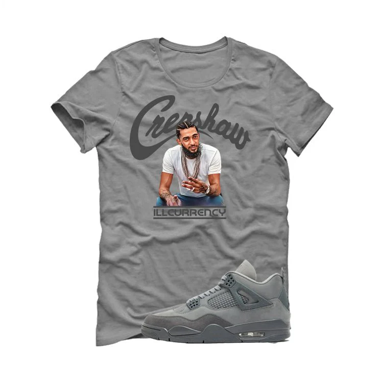 Air Jordan 4 Paris Olympics Grey T-Shirt (Crenshaw)| illcurrency - Image 2