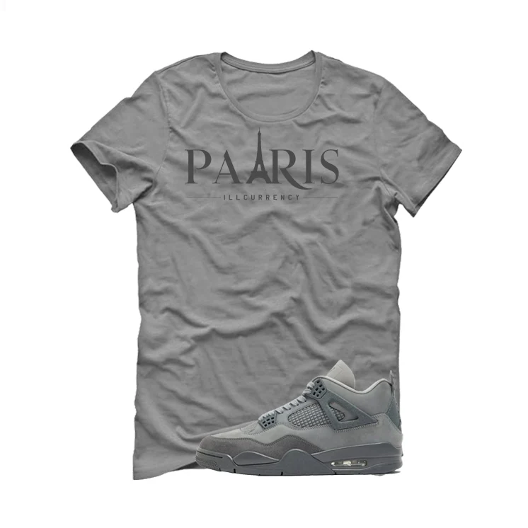 Air Jordan 4 Paris Olympics Grey T-Shirt (Paris)| illcurrency - Image 2