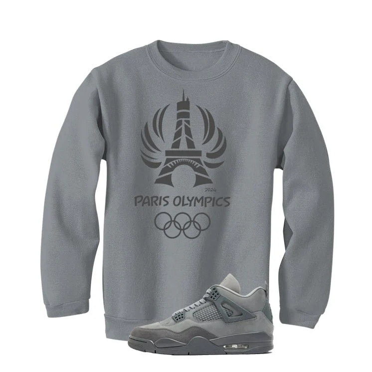 Air Jordan 4 Paris Olympics Grey T-Shirt (Paris Olympics)| illcurrency - Image 4