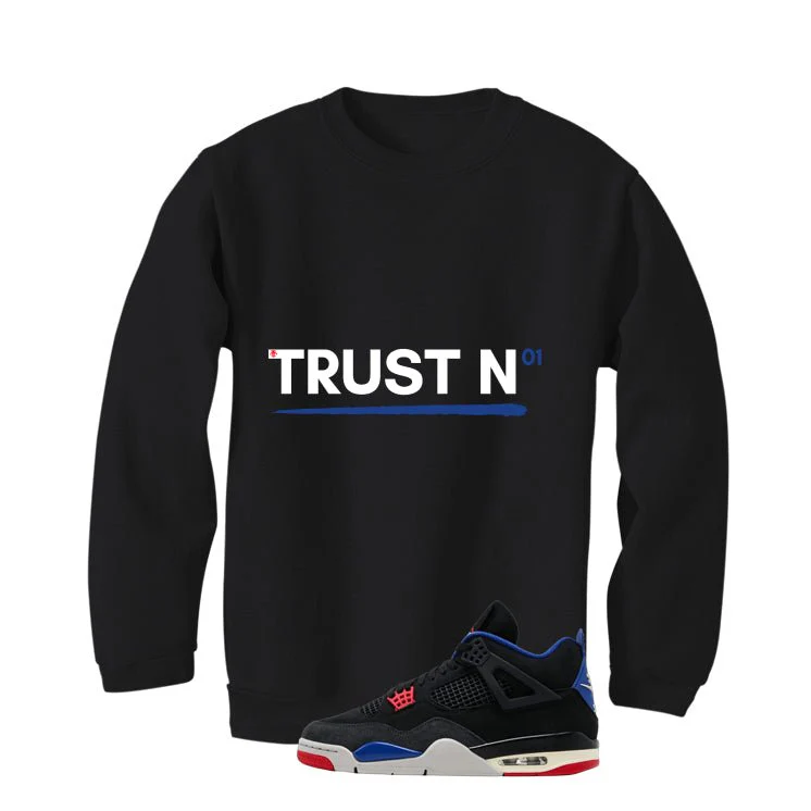 Air Jordan 4 Rare Air Black T-Shirt (Trust No One)| illcurrency - Image 4
