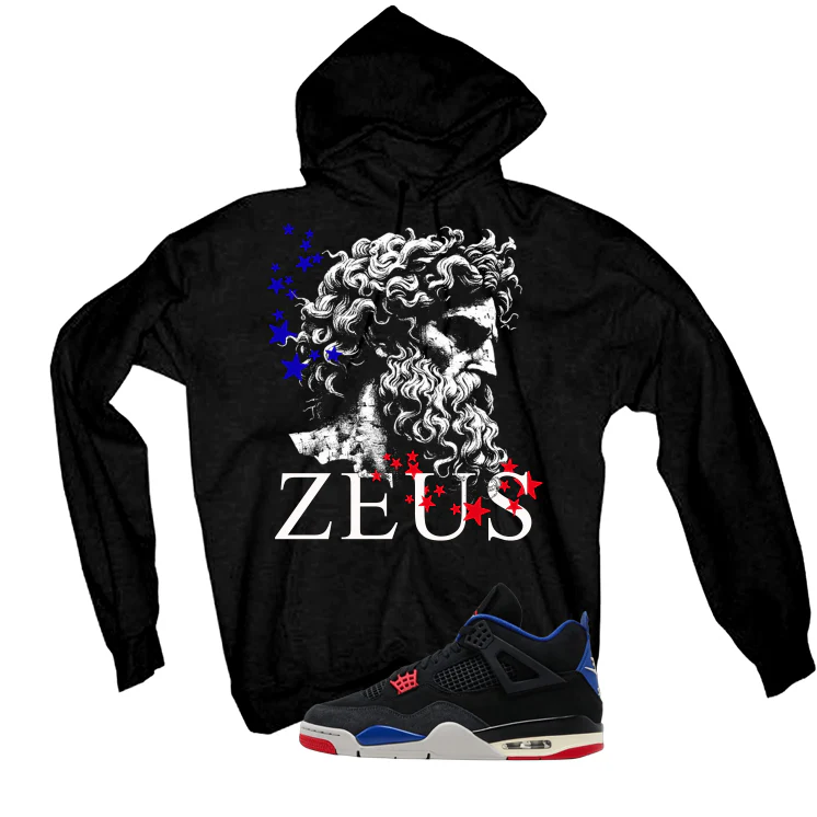 Air Jordan 4 Rare Air Black T-Shirt (Zeus)| illcurrency - Image 3