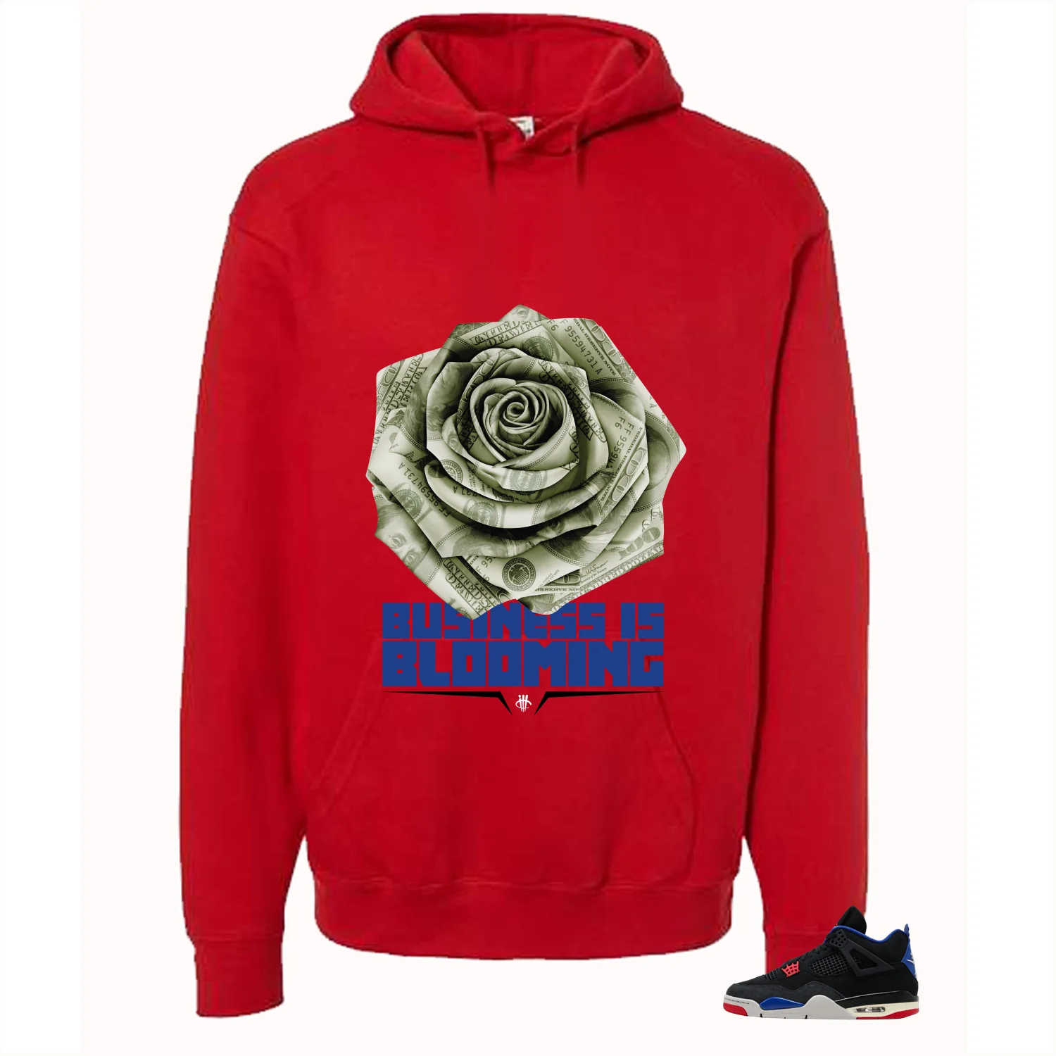 Air Jordan 4 Rare Air Red T-Shirt (Business Is Blooming)| illcurrency - Image 3