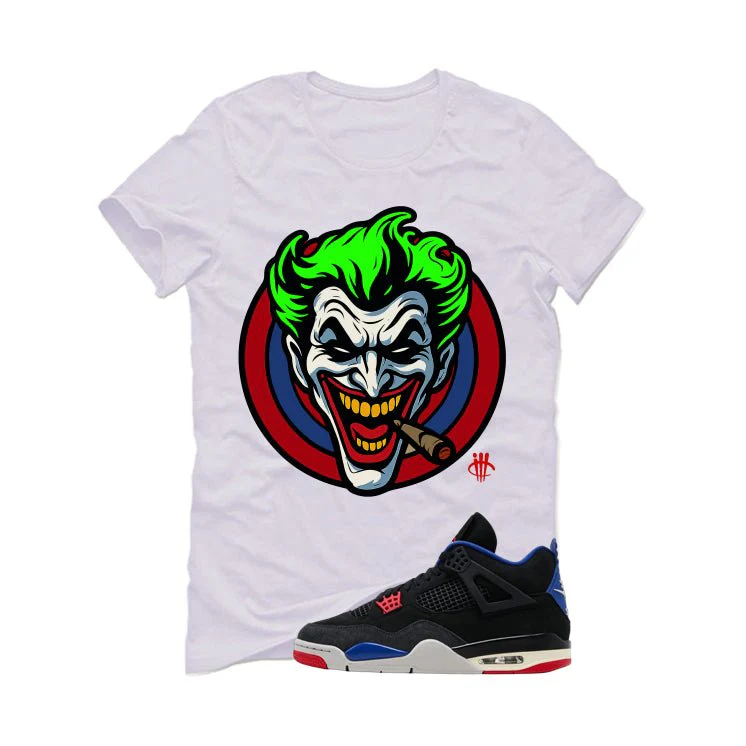 Air Jordan 4 Rare Air White T-Shirt (Joke The Joker)| illcurrency - Image 2