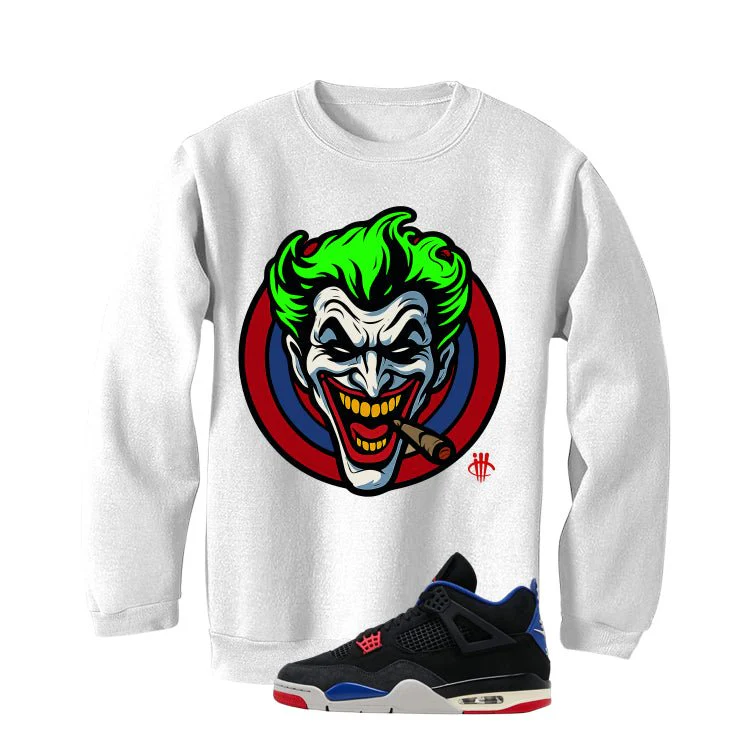 Air Jordan 4 Rare Air White T-Shirt (Joke The Joker)| illcurrency - Image 4
