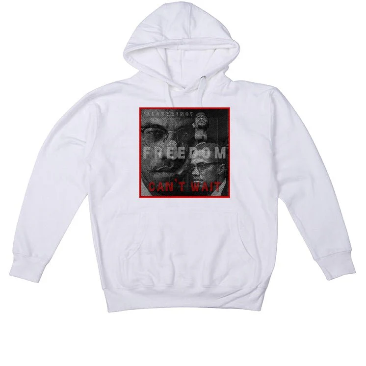 Air Jordan 4 "Red Cement" White T-Shirt (FREEDOM) - Image 3