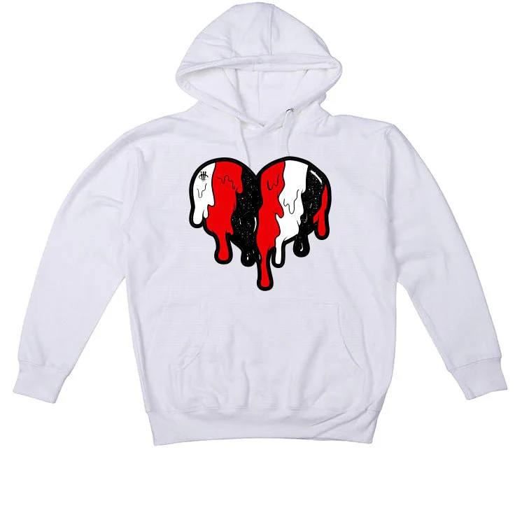 Air Jordan 4 Red Cement - White T-Shirt (HEART) - Image 3