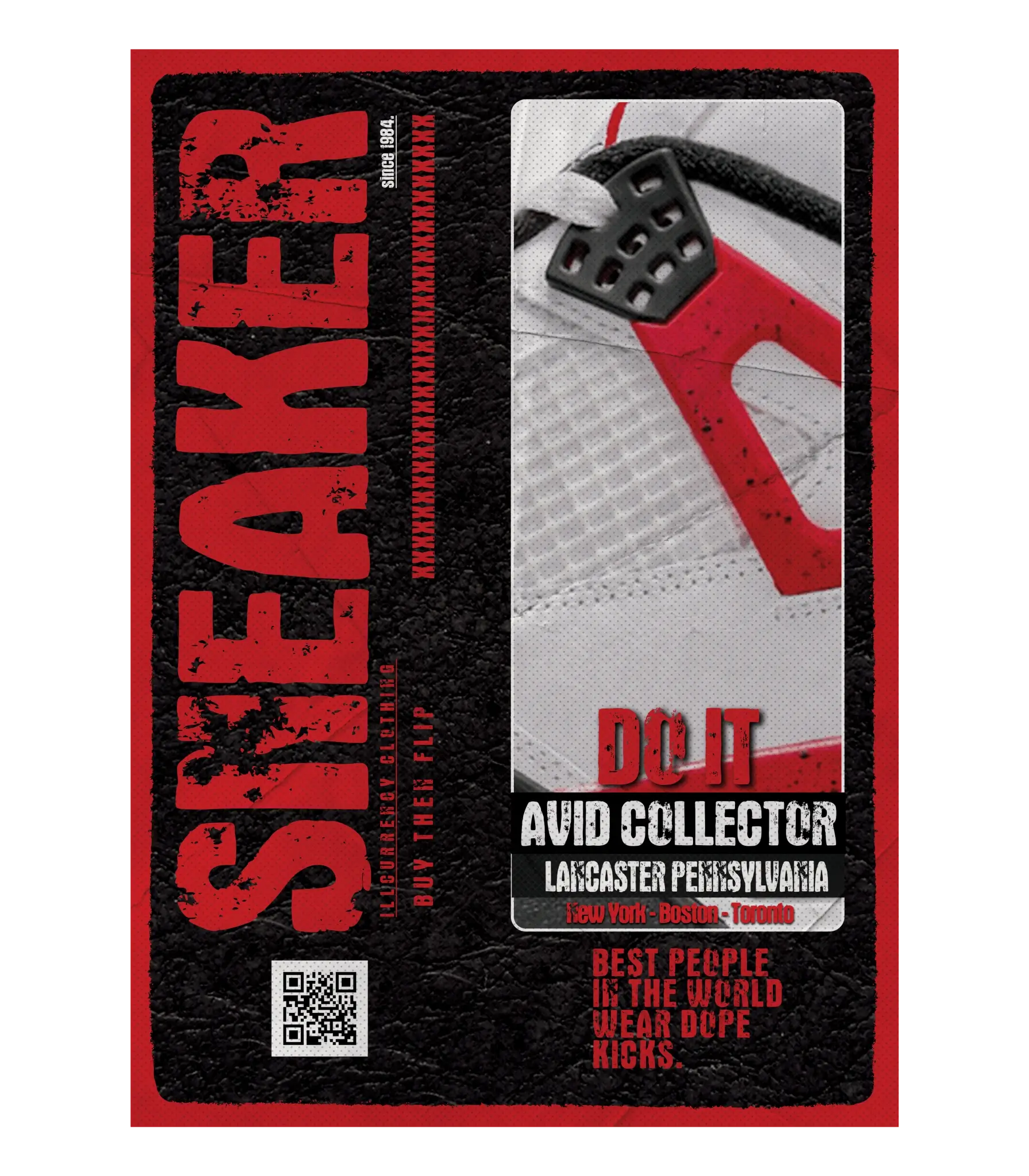 Air Jordan 4 "Red Cement" White T-Shirt (SNEAKER COLLECTOR)