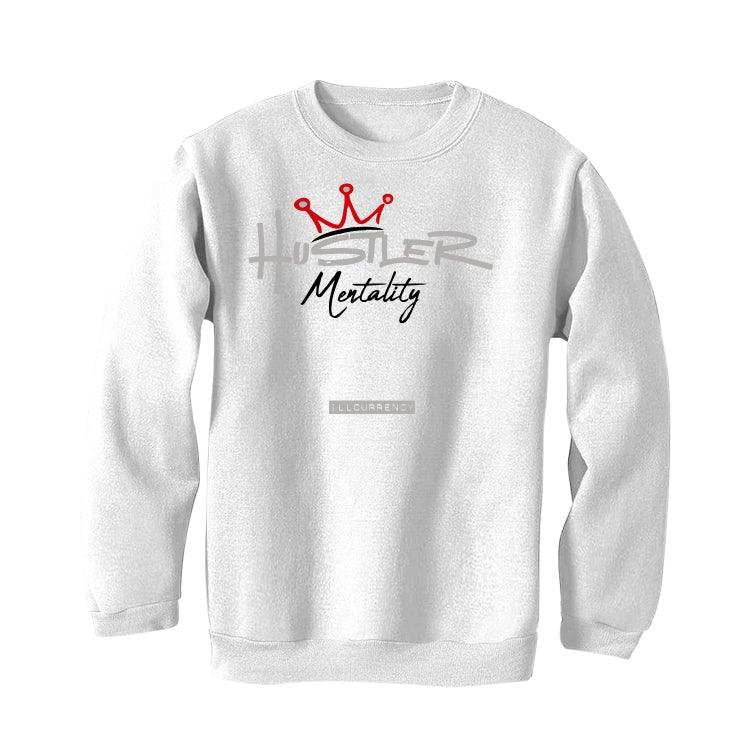 Air Jordan 4 Retro “White Oreo" 2021 White T-Shirt (Hustler Mentality) - Image 4