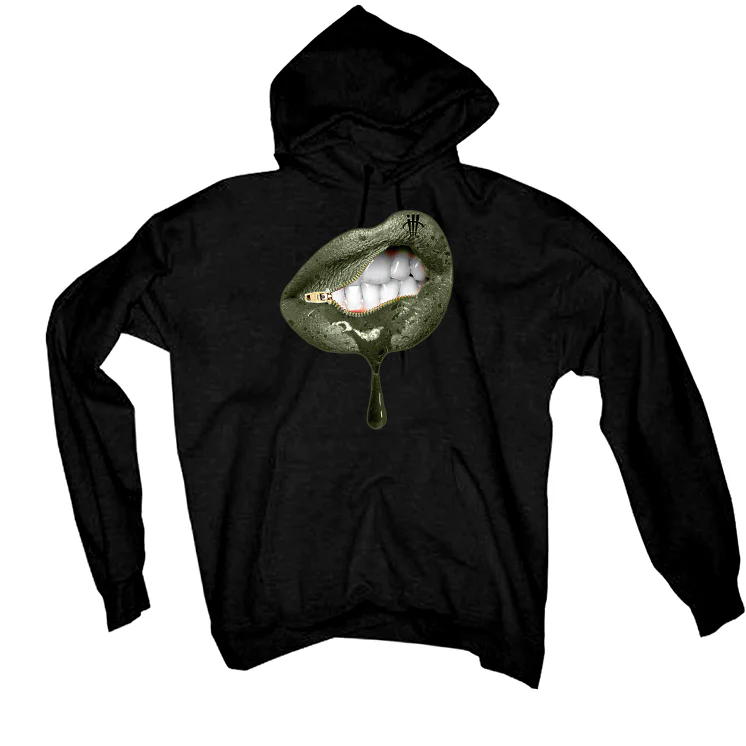 Air Jordan 4 SE Craft “Olive” | illcurrency Black T-Shirt (LIPS UNSEALED) - Image 3