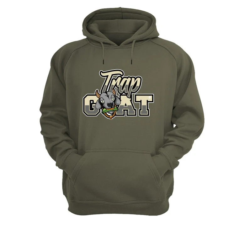 Air Jordan 4 SE Craft “Olive” | illcurrency Military Green T-Shirt (TRAP GOAT) - Image 3