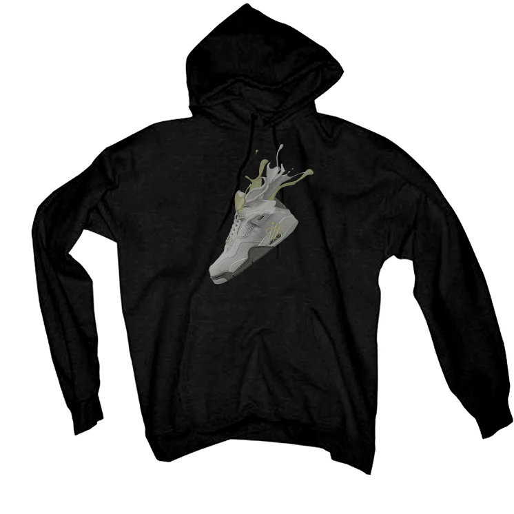 Air Jordan 4 SE Craft Photon Dust - Black T-Shirt (SPLASH 4) - Image 3