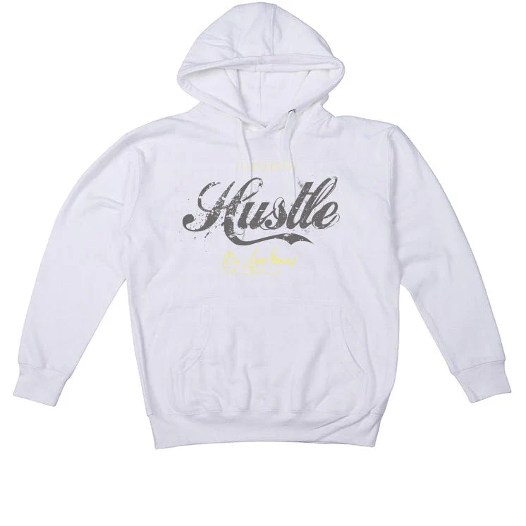 Air Jordan 4 SE Craft Photon Dust - White T-Shirt (Hustle By Any Means) - Image 3