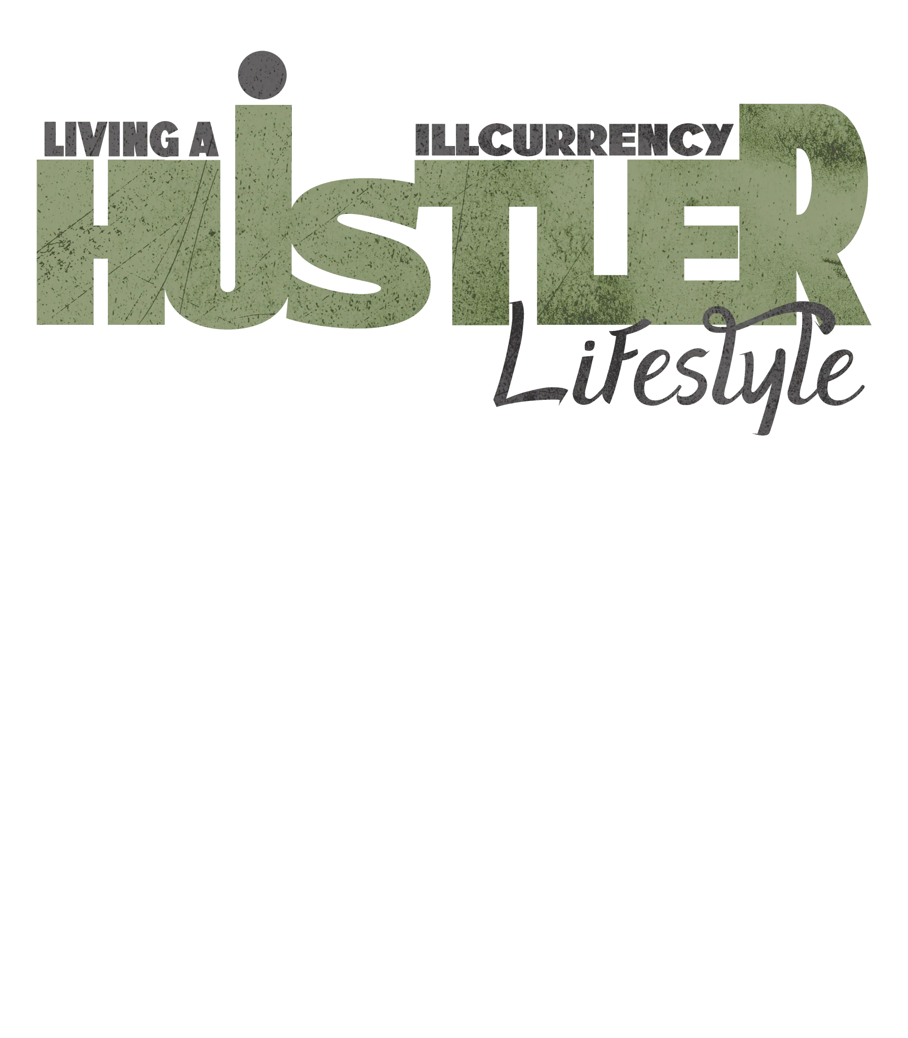 Air Jordan 4 Seafoam aka “Oil Green” - Black T-Shirt (LIVING A HUSTLER LIFE STYLE)