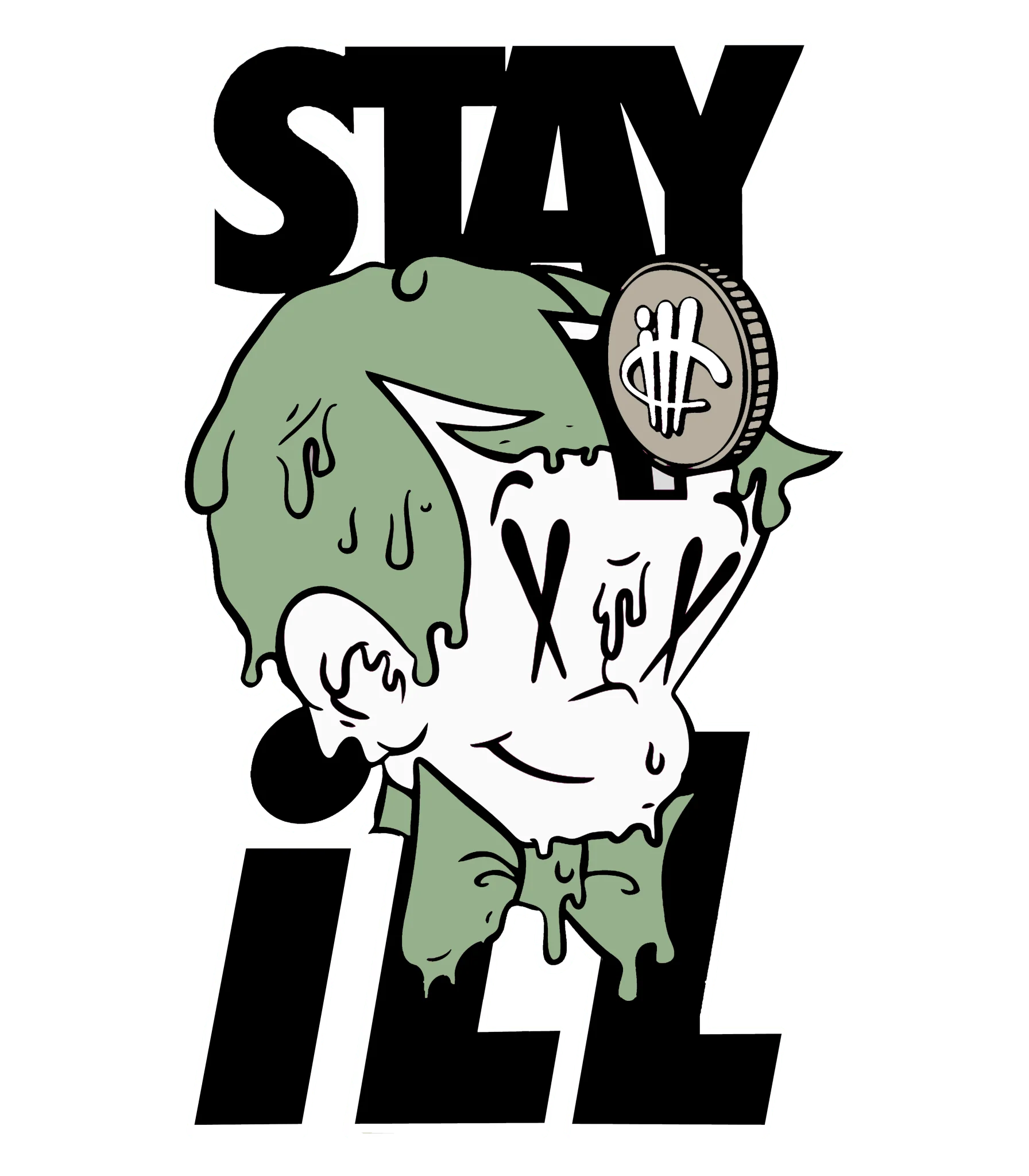 Air Jordan 4 Seafoam aka “Oil Green” - White T-Shirt (ill richie)