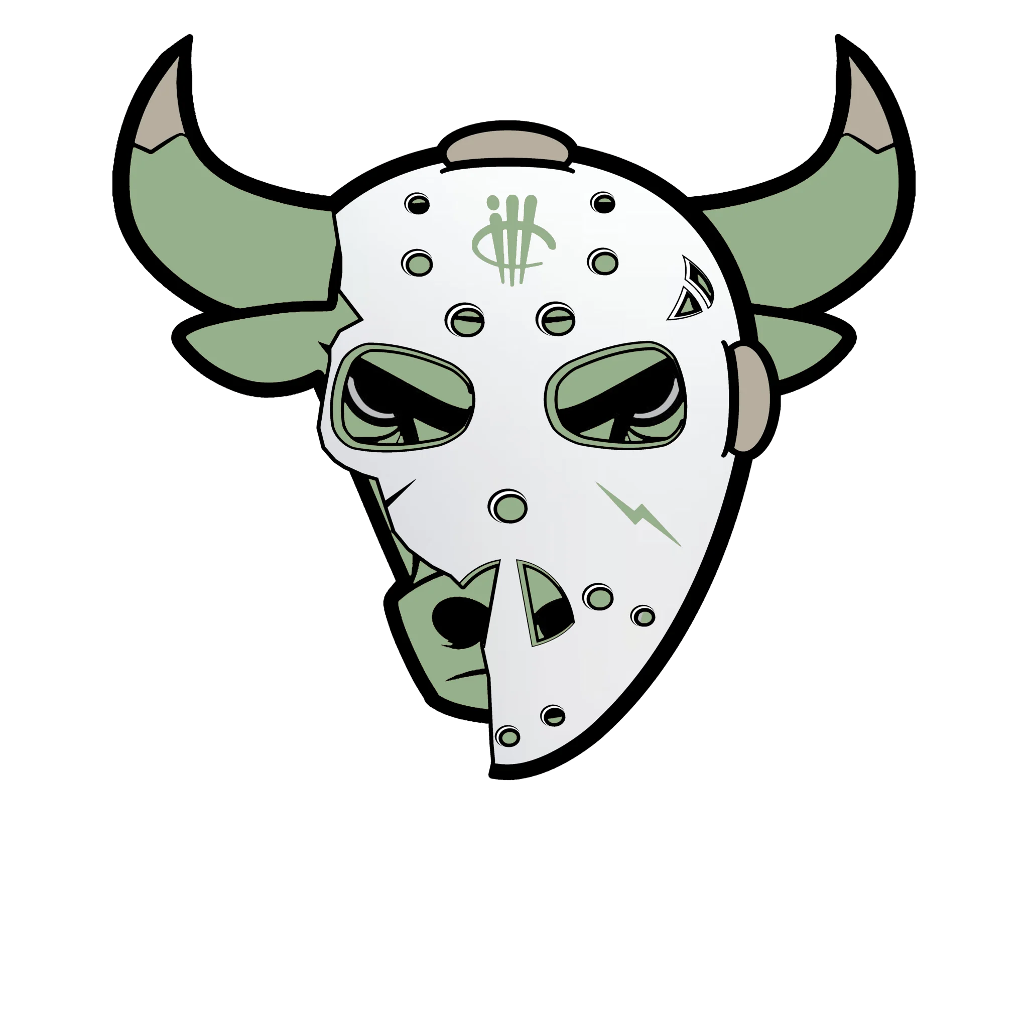 Air Jordan 4 Seafoam aka “Oil Green” - White T-Shirt (Jason Mask)
