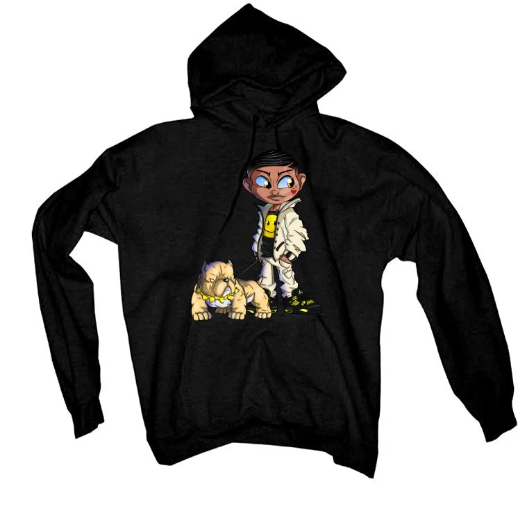 Air Jordan 4 "Thunder"| Illcurrency Black T-Shirt (bully kid) - Image 3