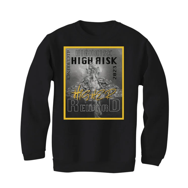 Air Jordan 4 "Thunder"| Illcurrency Black T-Shirt (HIGHER REWARD) - Image 4
