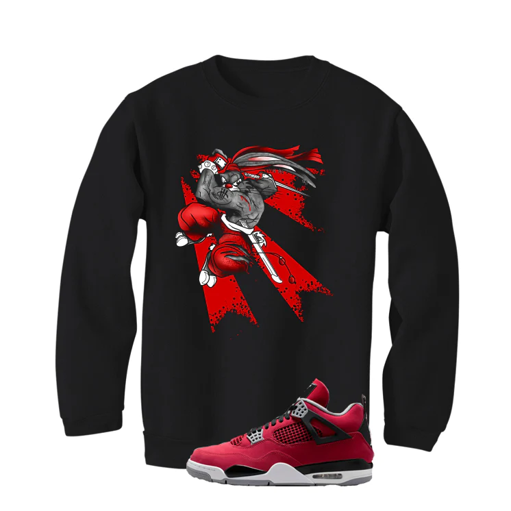 Air Jordan 4 Toro Bravo Matching T-Shirt, Sweatshirts, & Hoodies Black T-Shirt (Bugs)| illcurrency - Image 4