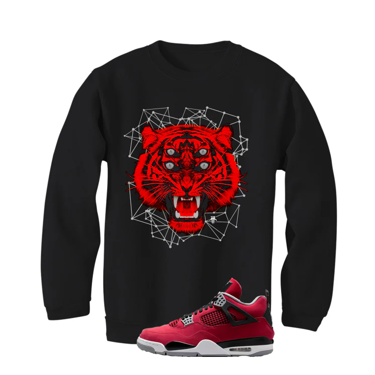 Air Jordan 4 Toro Bravo Matching T-Shirt, Sweatshirts, & Hoodies Black T-Shirt (Four Eyes)| illcurrency - Image 4