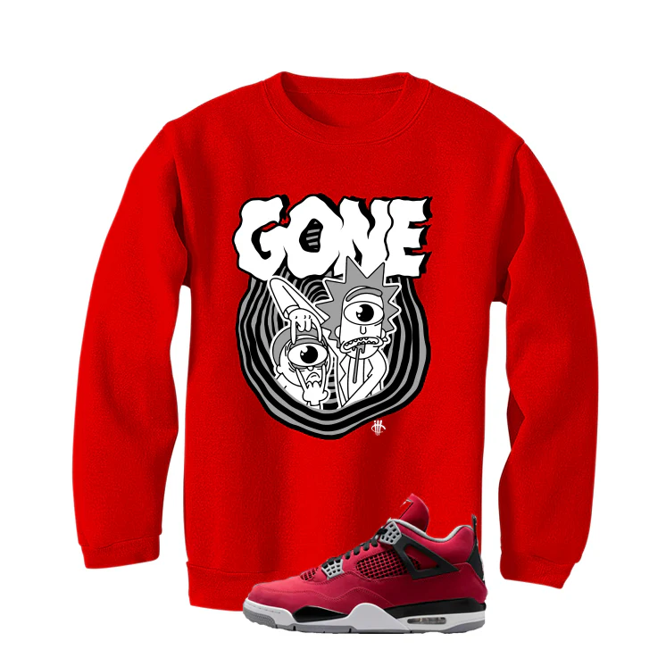 Air Jordan 4 Toro Bravo Matching T-Shirt, Sweatshirts, & Hoodies Red T-Shirt (Gone)| illcurrency - Image 4