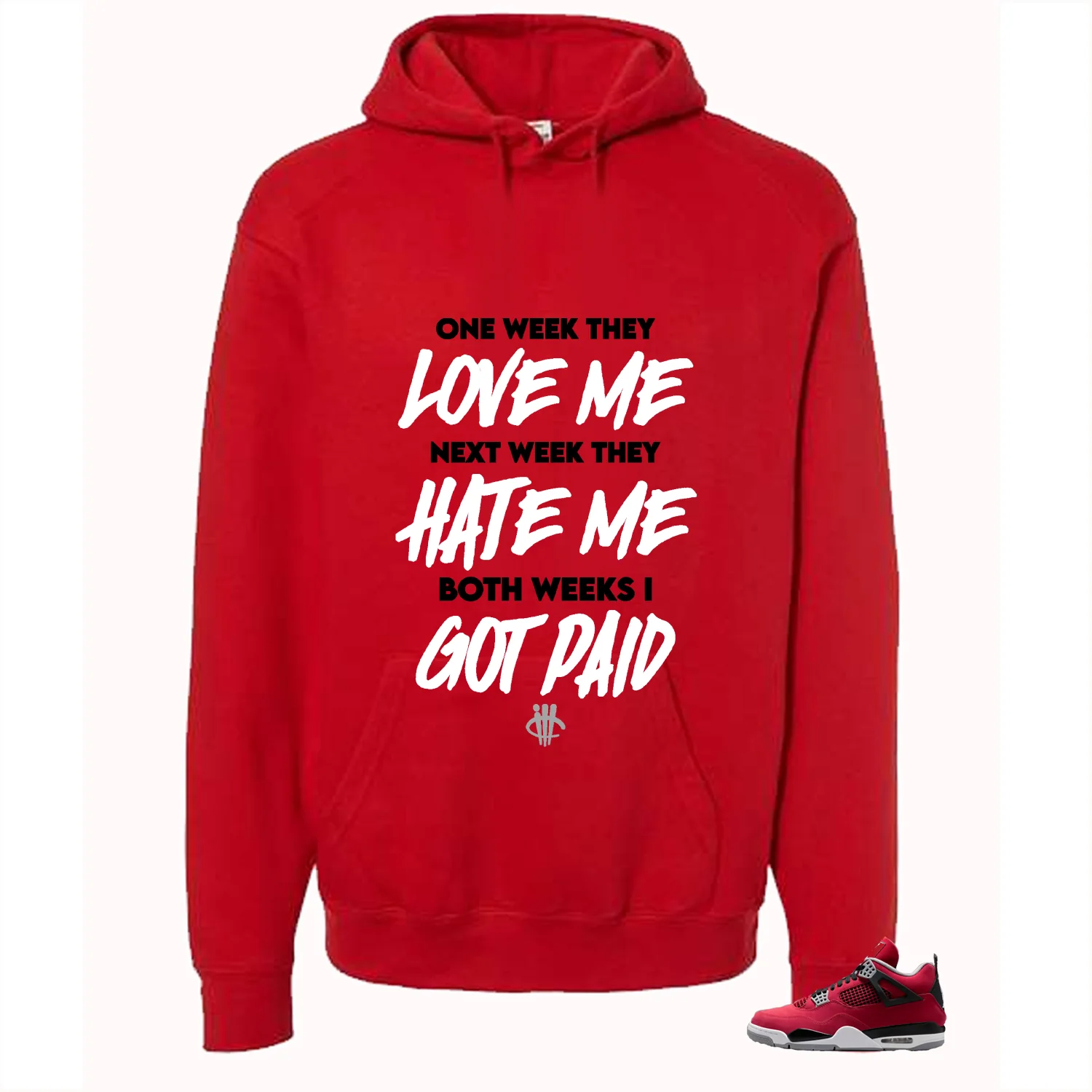 Air Jordan 4 Toro Bravo Matching T-Shirt, Sweatshirts, & Hoodies Red T-Shirt (Paid)| illcurrency - Image 3