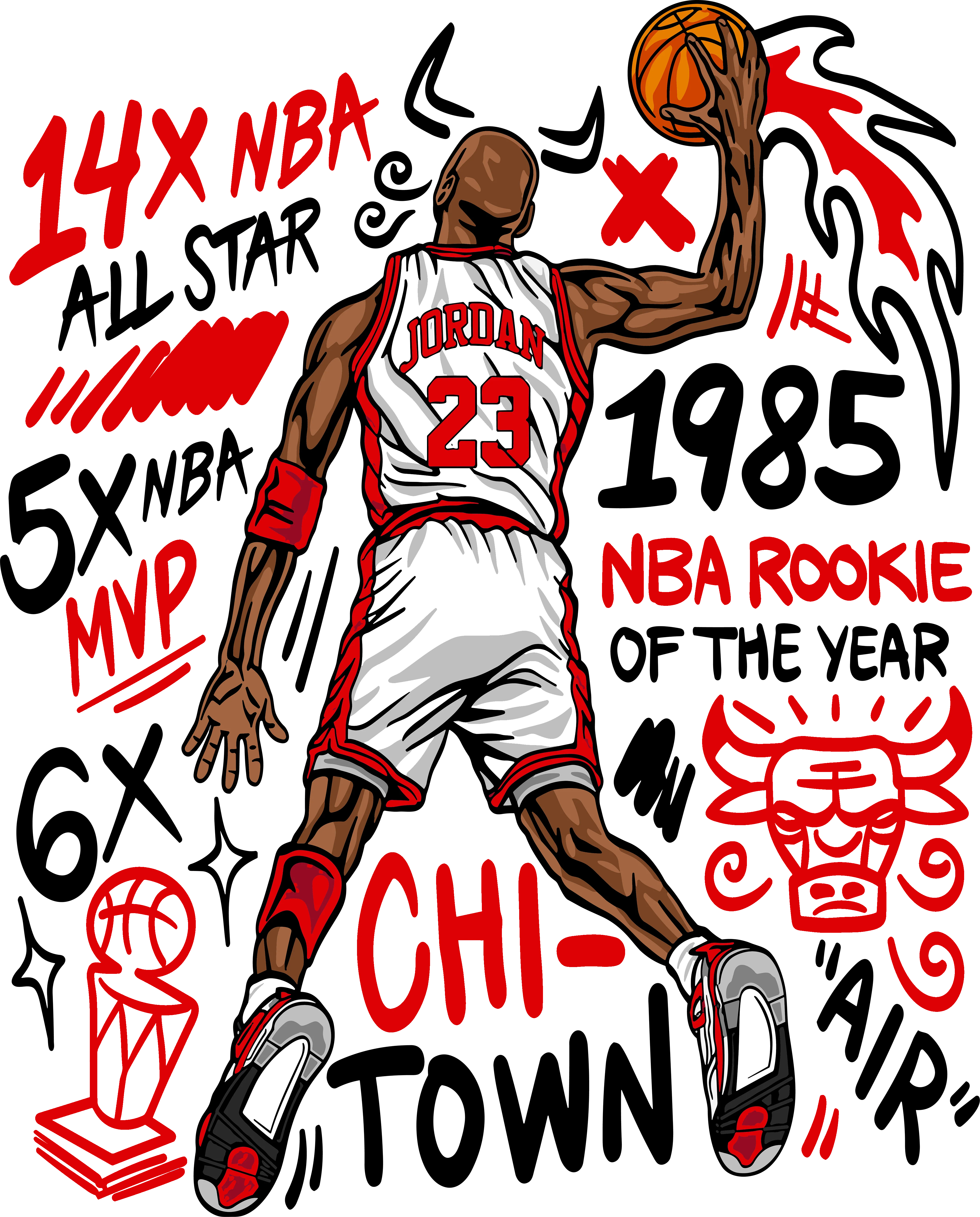 Air Jordan 4 Toro Bravo Matching T-Shirt, Sweatshirts, & Hoodies White T-Shirt (85 Rookie)| illcurrency