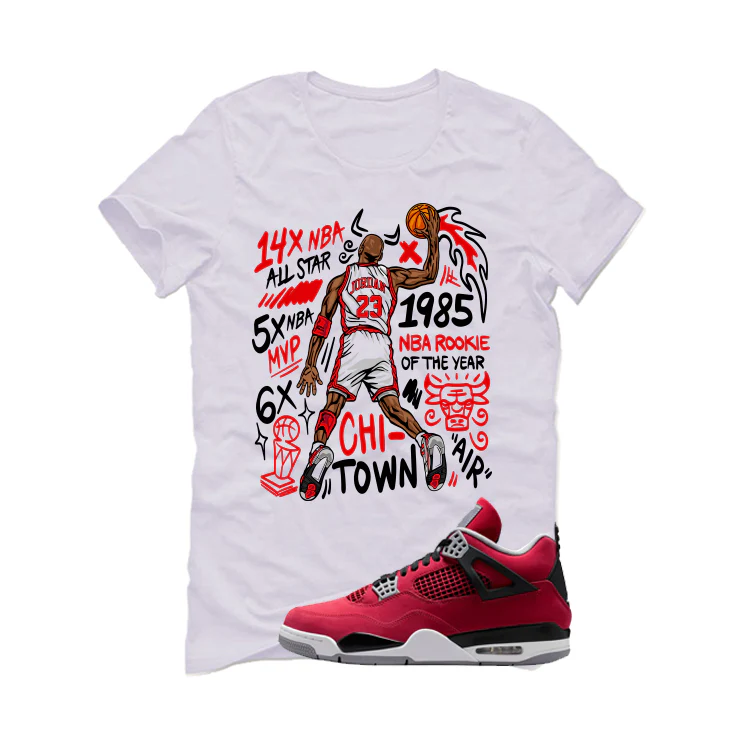 Air Jordan 4 Toro Bravo Matching T-Shirt, Sweatshirts, & Hoodies White T-Shirt (85 Rookie)| illcurrency - Image 2